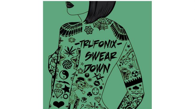Andreea Niculae đã thiết kế trang bìa cho Tru Fonix Swear Down EP