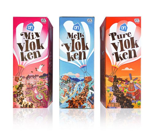 (6) Tác giả: Jasmijn Evans - Dự án: Ah hagel packaging;