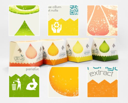Bath Salts Packaging Template