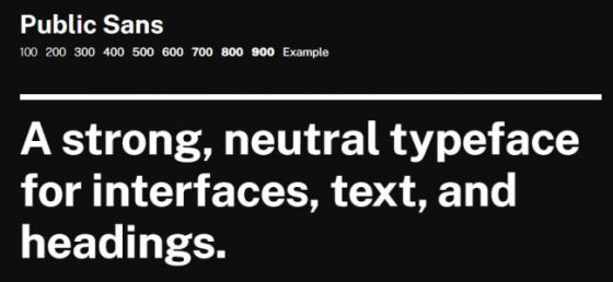 Một font dạng sans serif cho những dự án nghiêm túc 