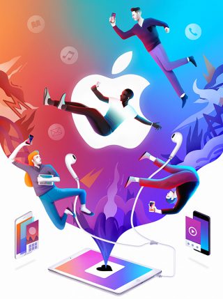 Tác giả: Leo Natsume - Dự án: Estadão Marcas + Brand illustrations