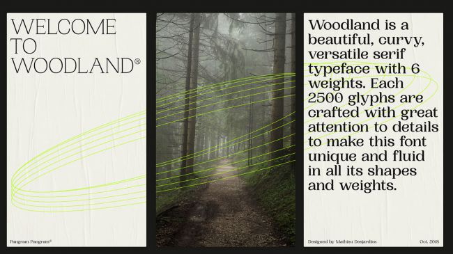 Woodland có một sự thanh lịch tinh tế 