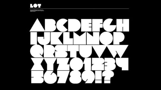 LOT là một trong những font chữ miễn phí thú vị nhất, ngầu nhất và hoài cổ nhất mà chúng tôi biết 
