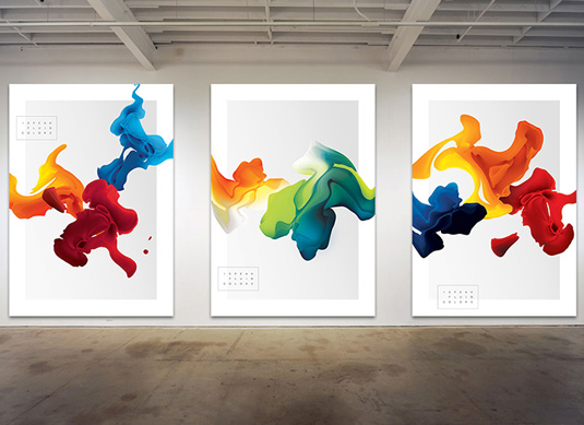 I Speak Fluid Colours là một trong nhiều series tác phẩm nghệ thuật sinh động, trừu tượng của Maria Grønlund