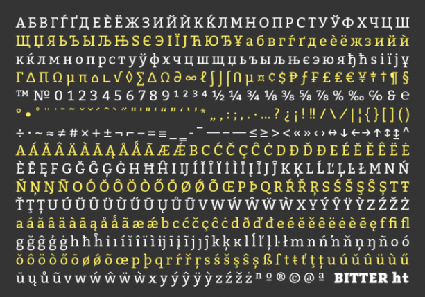 Font chữ dạng serif này được thiết kế để hiển thị tốt trên các loại màn hình 